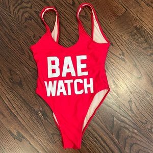 Private Party BAE WATCH One piece Swimswuit